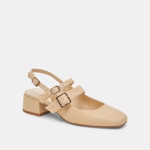 Dolce Vita Patsy Natural Raffia Heels